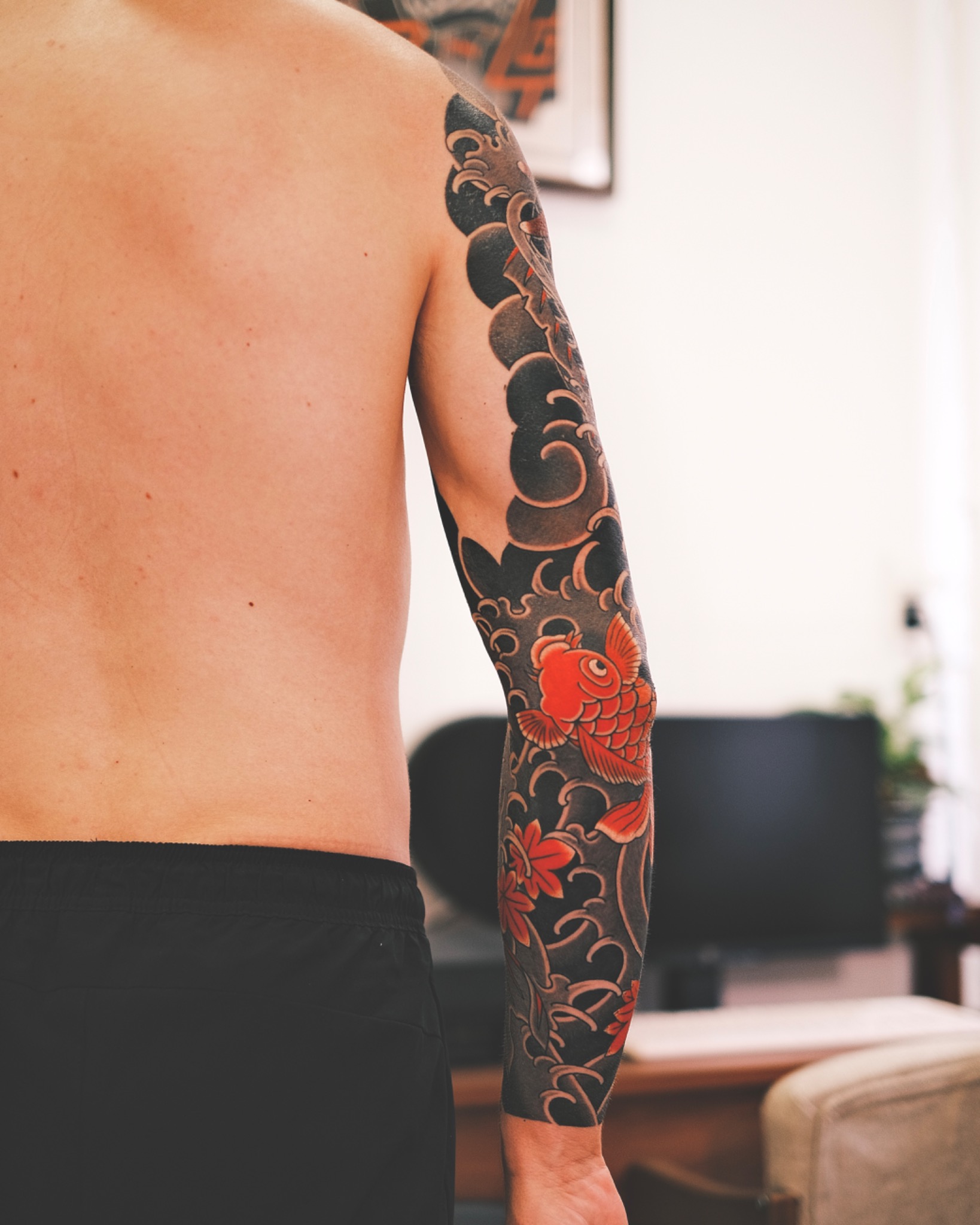 Back view